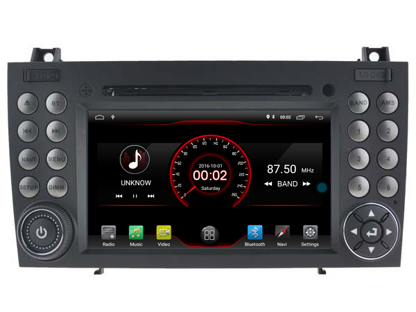 Autoradio AGW92 GPS WIFI DVD CD Bluetooth USB SD pour MERCEDES SLK (processeur 2GHZ)