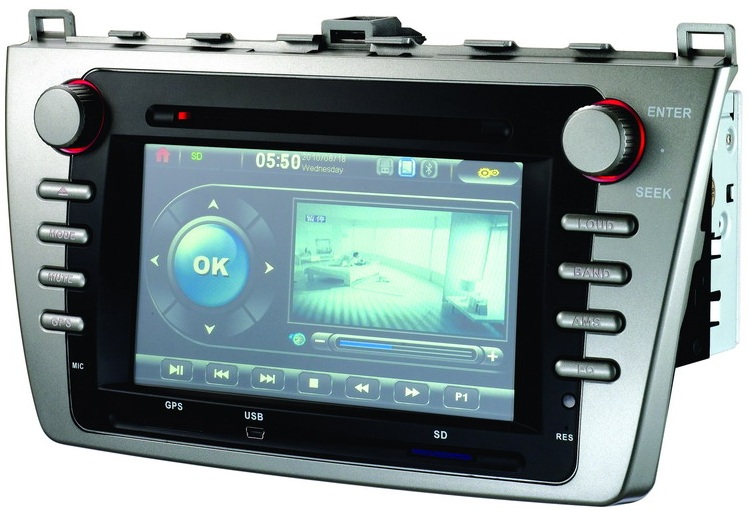 Autoradio AGW92 GPS WIFI DVD CD Bluetooth USB SD pour MAZDA 6 (processeur 2GHZ)