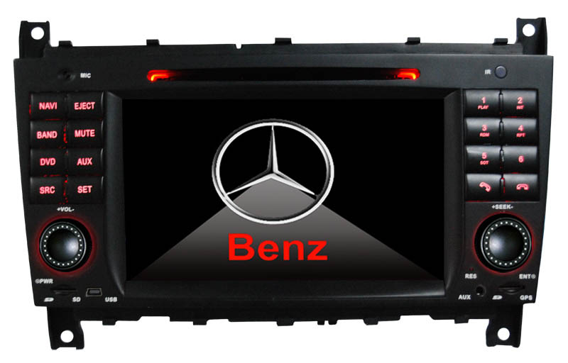 Autoradio AGW92 GPS WIFI DVD CD Bluetooth USB SD pour MERCEDES CLC CLK CLS et classe C G (processeur 2GHZ)