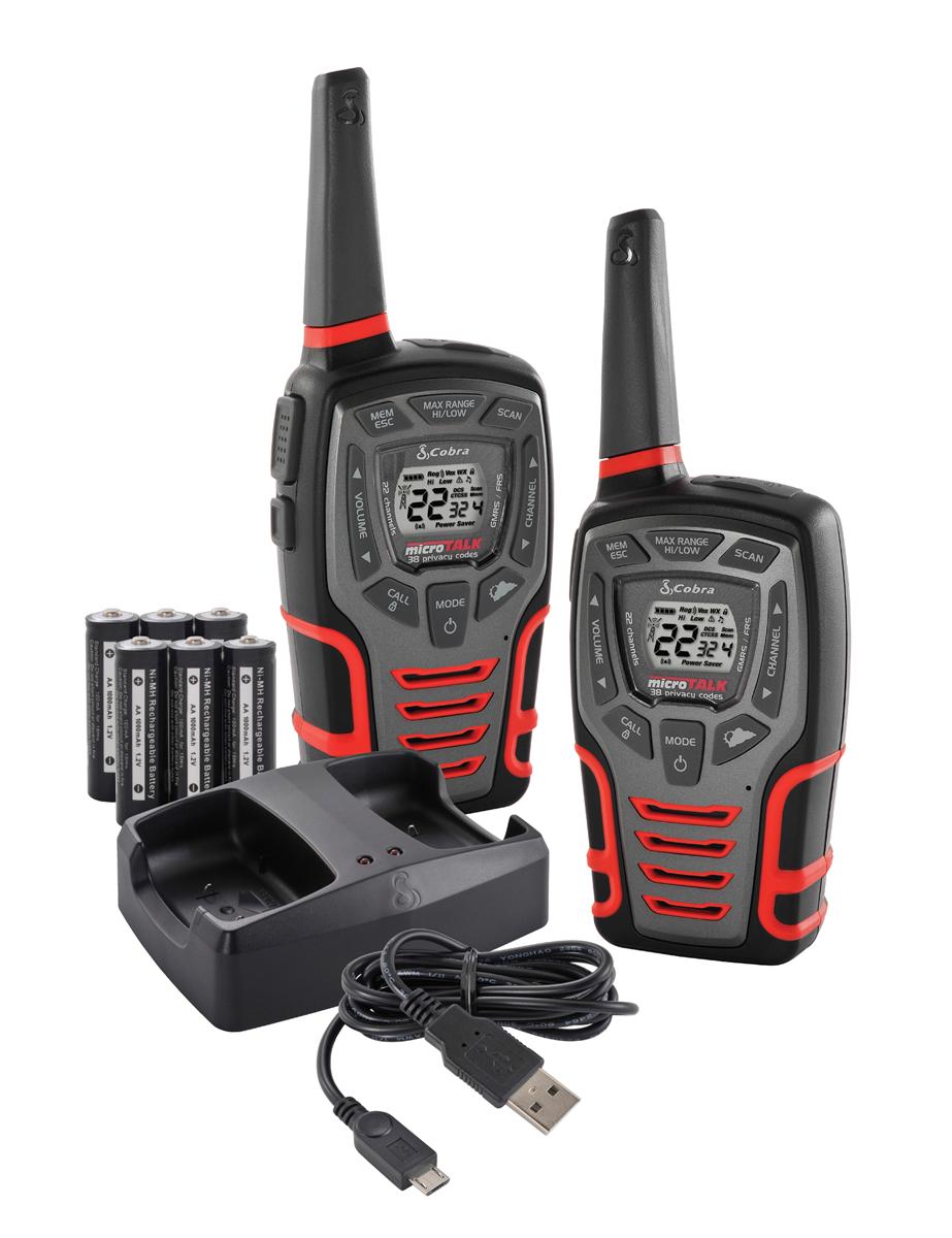 2 Talkies Walkies COBRA AGW92cxt545 45 km de porte  rechargement USB