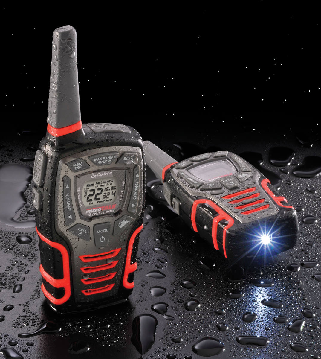 2 Talkies Walkies COBRA AGW92cxt545 45 km de porte  rechargement USB