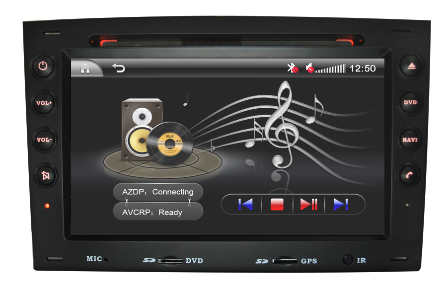 Autoradio AGW92 GPS WIFI DVD CD Bluetooth USB SD pour RENAULT Megane 2 (processeur 2GHZ)