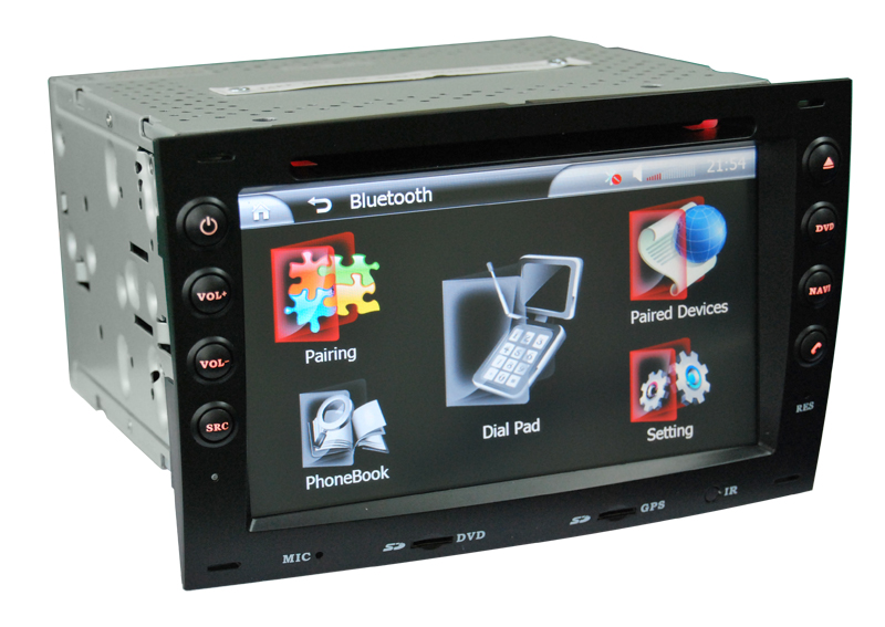 Autoradio AGW92 GPS DVD CD Bluetooth USB SD pour RENAULT Megane 2 2003-2008