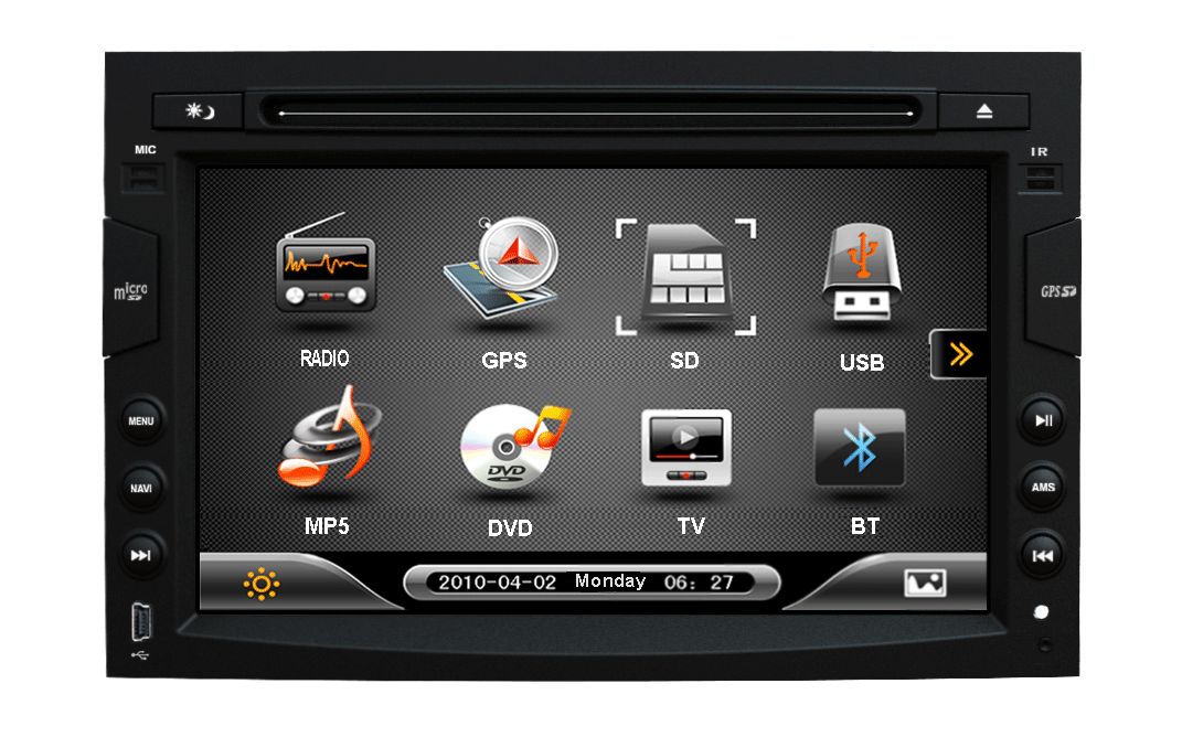 Autoradio AGW92 GPS WIFI DVD CD Bluetooth USB SD pour PEUGEOT 3008 & 5008 (processeur 2GHZ)