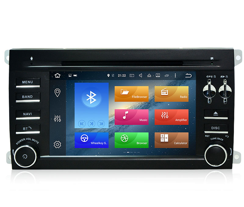 Autoradio AGW92 GPS WIFI DVD CD Bluetooth USB SD pour PORSCHE Cayenne (processeur 2GHZ)