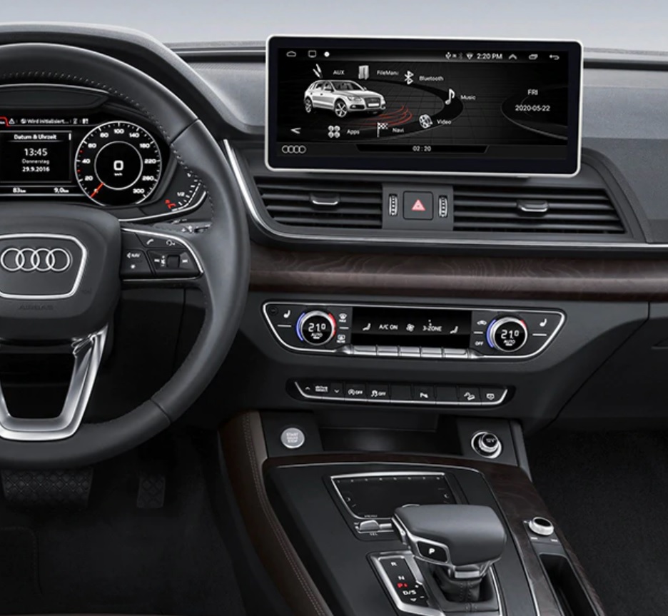 Autoradio AGW92 GPS WIFI Bluetooth USB SD 10 pouces pour AUDI Q5 & SQ5 (processeur 2GHZ)