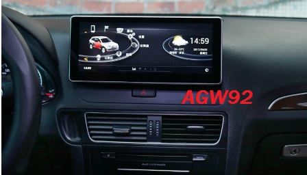 Autoradio AGW92 GPS WIFI DVD CD Bluetooth USB SD 10 pouces pour AUDI Q5 &  SQ5 (processeur 2GHZ)