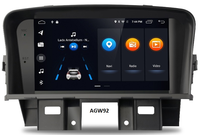 Autoradio AGW92 GPS WIFI Bluetooth USB SD pour CHEVROLET Cruze (processeur 2GHZ)