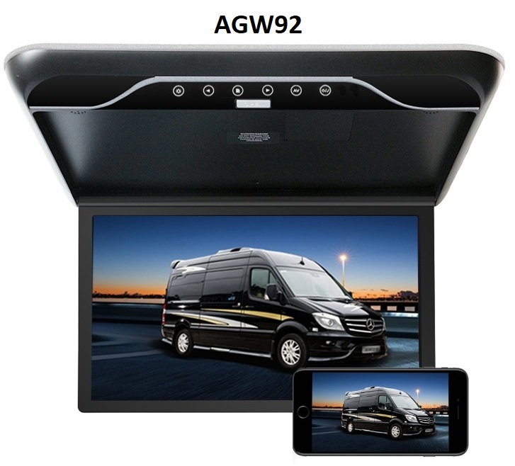 Autoradio AGW92 GPS DVD CD Bluetooth USB SD pour FORD Kuga Focus C-Max  Fiesta Fusion Galaxy Transit (noir processeur 1.5GHZ)