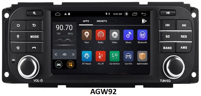 Autoradio AGW92 Android 10 GPS WIFI Bluetooth USB SD pour MINI One