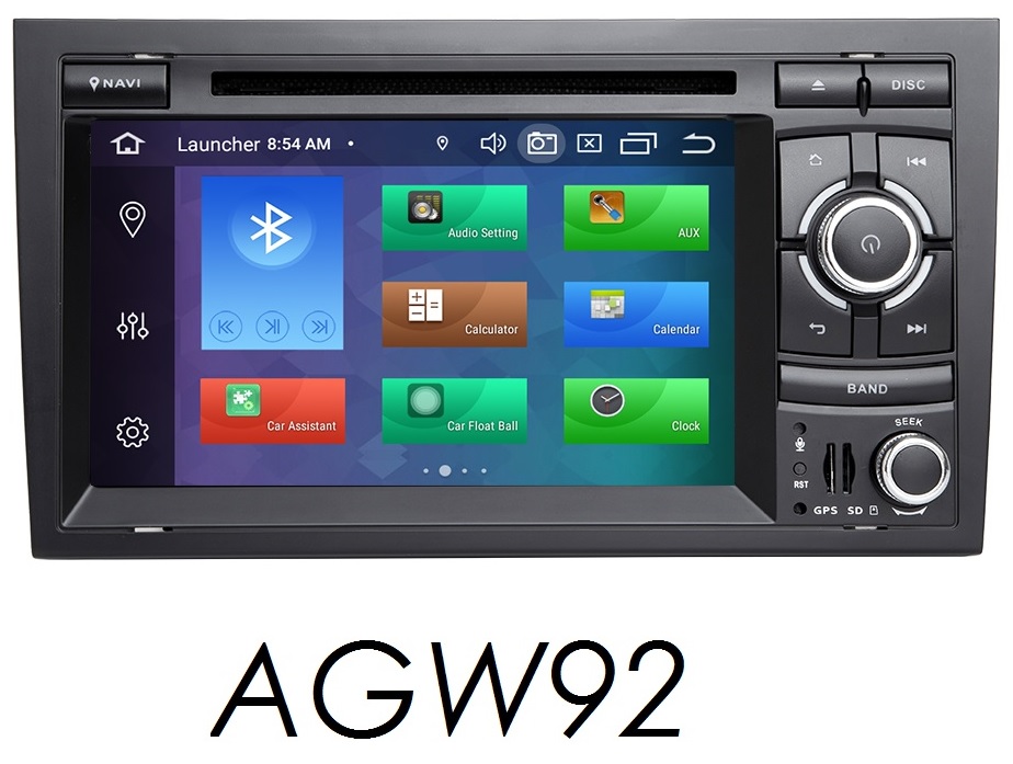 Autoradio AGW92 GPS WIFI DVD CD Bluetooth USB SD pour SEAT Exeo (processeur 2GHZ)