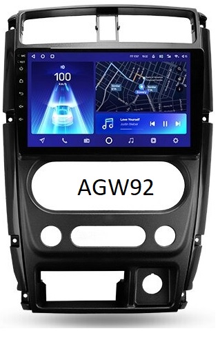 Autoradio AGW92 GPS WIFI Bluetooth USB SD 9 pouces pour SUZUKI Jimny (processeur 2GHZ)