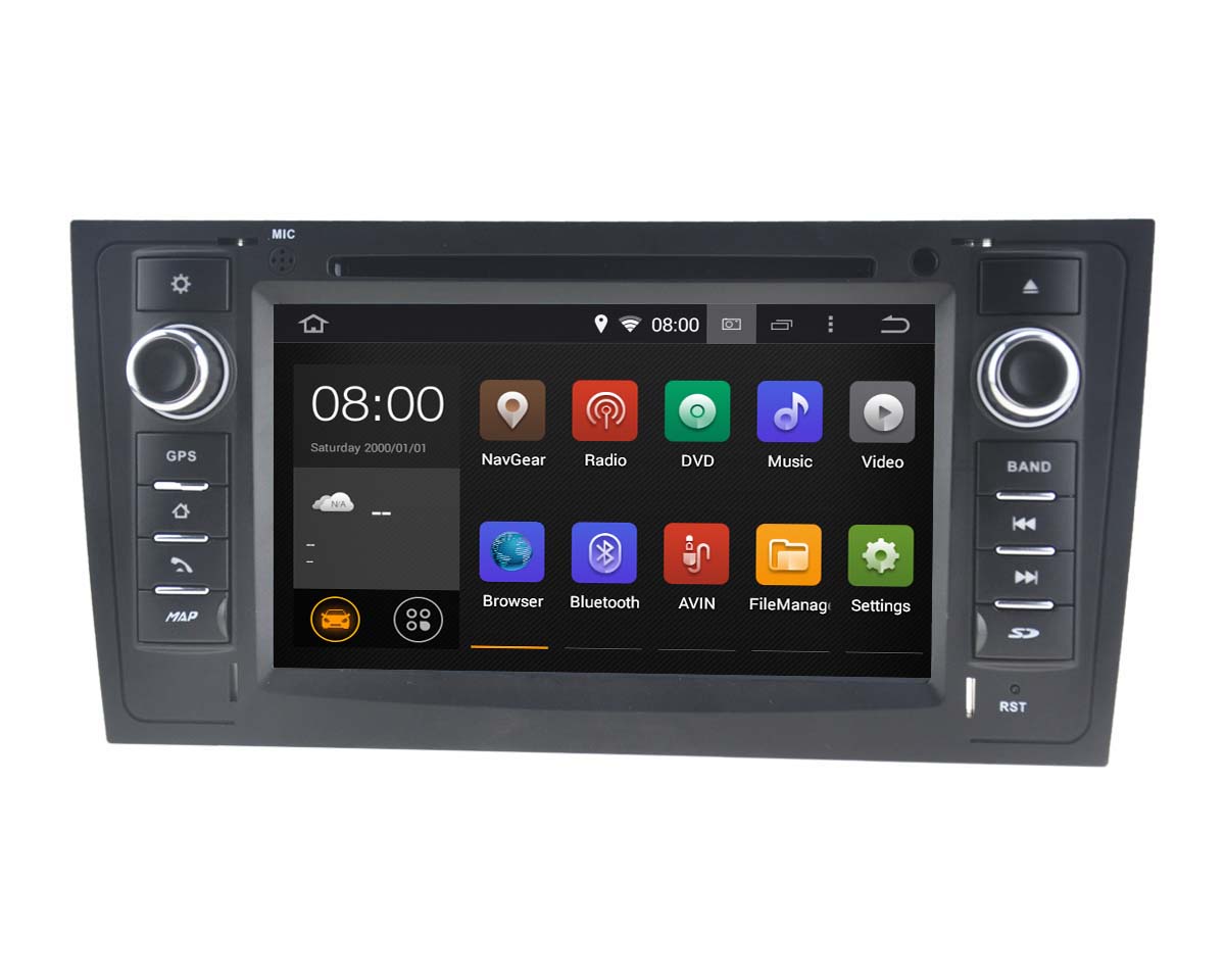 Autoradio AGW92 GPS WIFI DVD CD Bluetooth USB SD pour AUDI A6 (processeur 2GHZ)