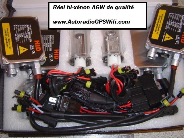 Bi Xnon AGW92 HID H4 en 6000K (complet 4 ballasts rel bixnon en feux de croisement et route)