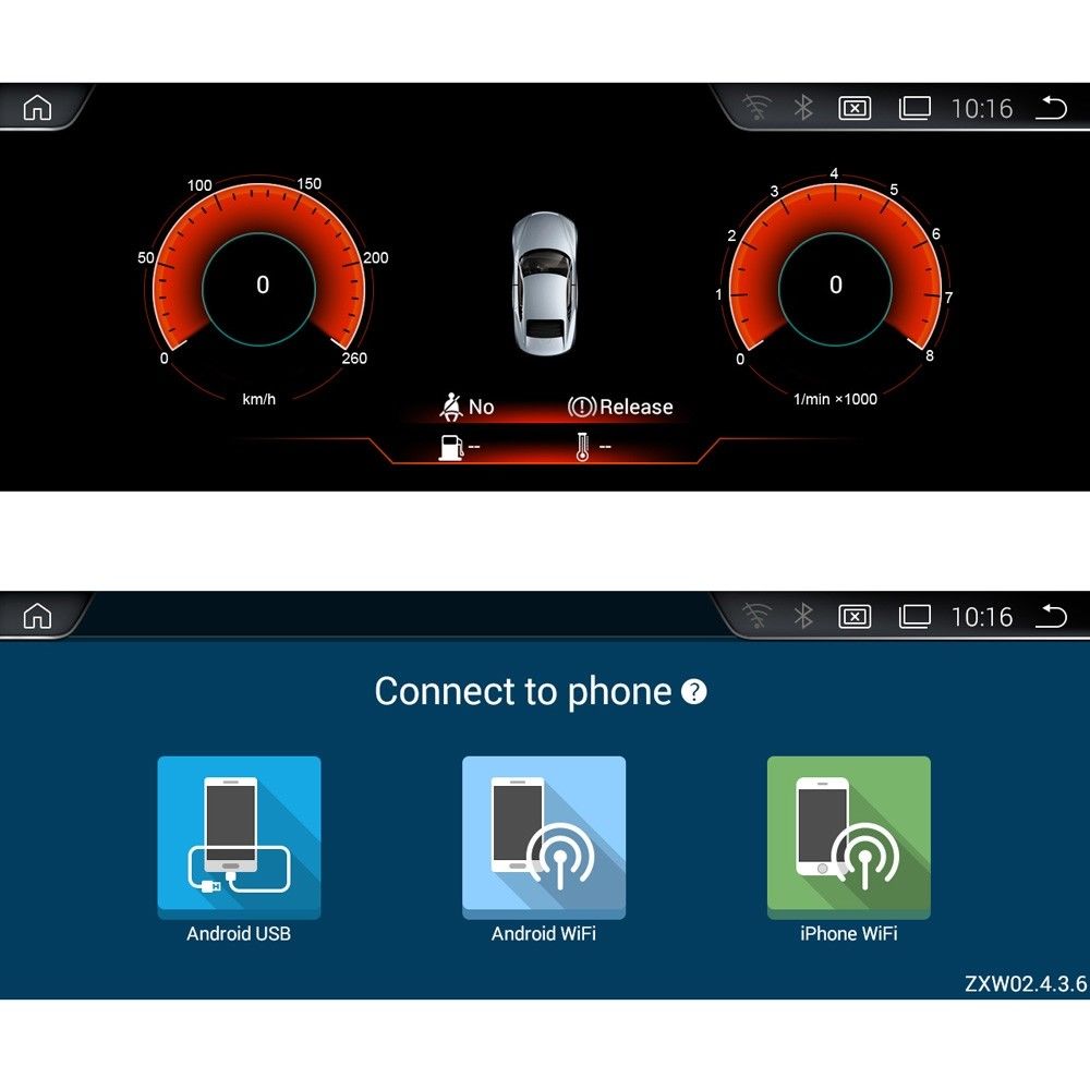 Autoradio AGW92 GPS WIFI Bluetooth USB SD pour BMW X5 E70 et BMW X6 E71 phase 1 CCC (processeur 2GHZ)