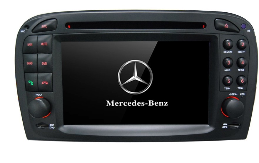 Autoradio AGW92 GPS WIFI DVD CD Bluetooth USB SD pour MERCEDES SL (processeur 2GHZ)