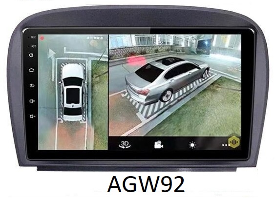 Autoradio AGW92 GPS WIFI Bluetooth USB SD 9 pouces pour MERCEDES SL (processeur 2GHZ)