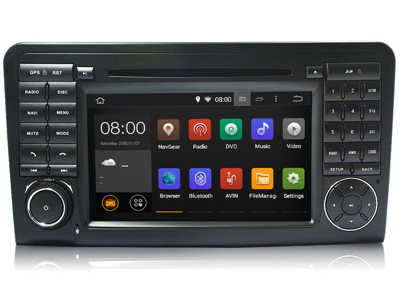 Autoradio AGW92 GPS WIFI DVD CD Bluetooth USB SD pour MERCEDES ML et GL (processeur 2GHZ)