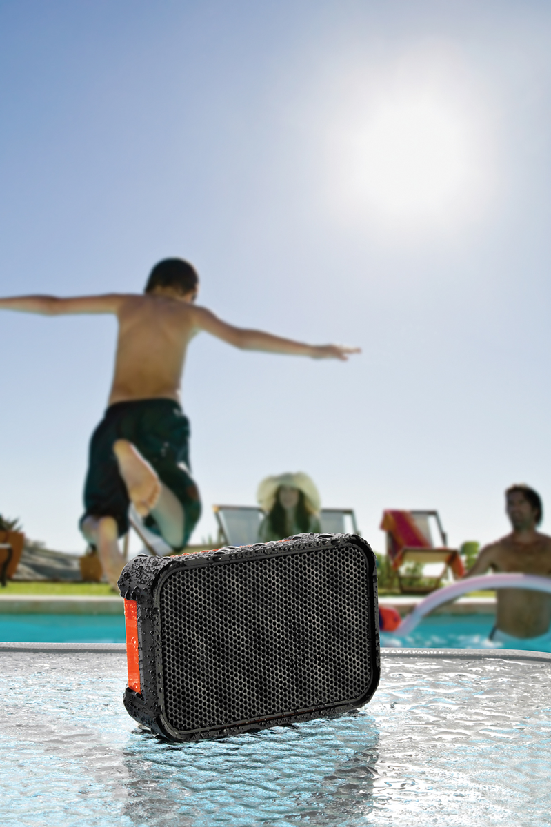Kit BLUETOOTH portable COBRA 310 AIRWAVE tanche IPX7 avec enceintes 