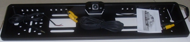 Caméra de recul couleurs CCD SONY 170° pour plaque d’immatriculation avec vision nocturne et support fourni