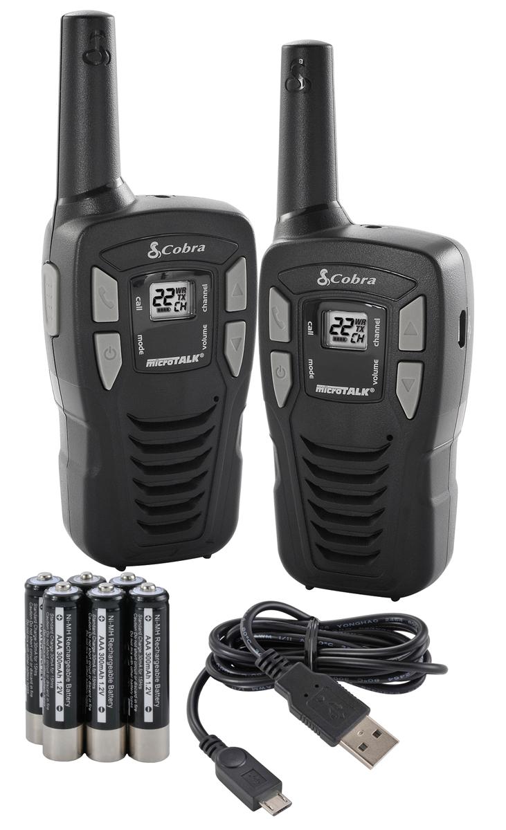 2 Talkies Walkies COBRA AGW92cxt145 26 km de porte  rechargement USB