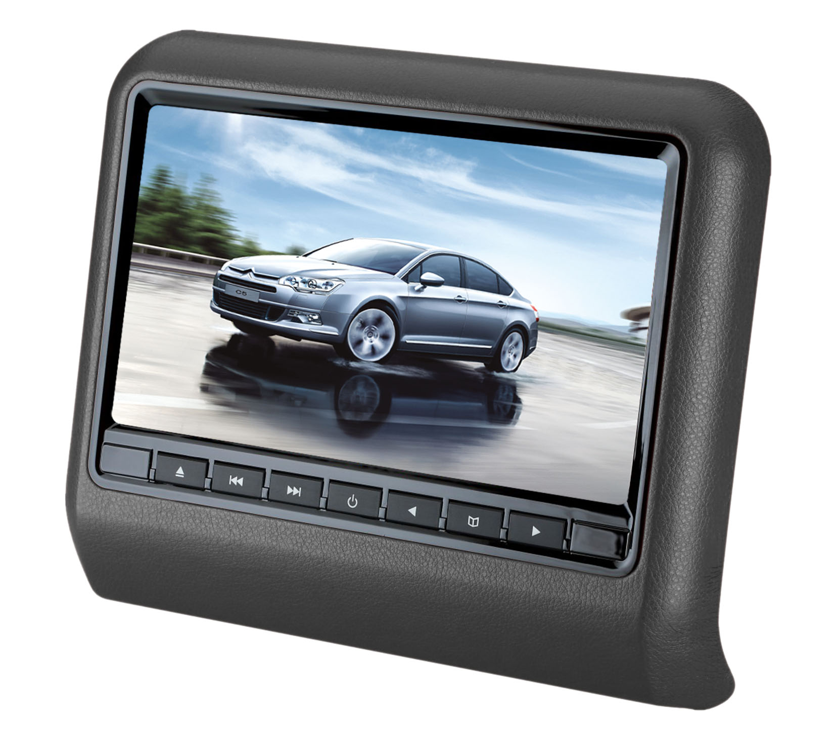 Lecteur AGW92 DVD Divx cran tactile 9 pouces 23 cm HD  LED pour appui tte avec tablette dtachable NOIR