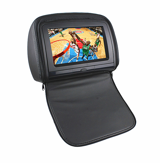Lecteur DVD AGW92 Divx écran 9 pouces 23 cm à LED avec appui tête NOIR et connexion HDMI (avec ou sans zip)
