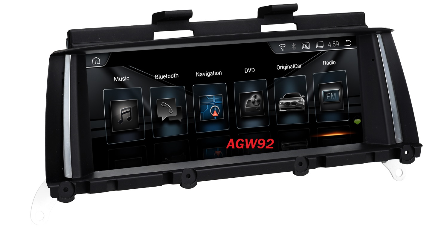 Autoradio AGW92 GPS WIFI Bluetooth USB SD 9 pouces pour BMW X3 F25 (processeur 2GHZ)