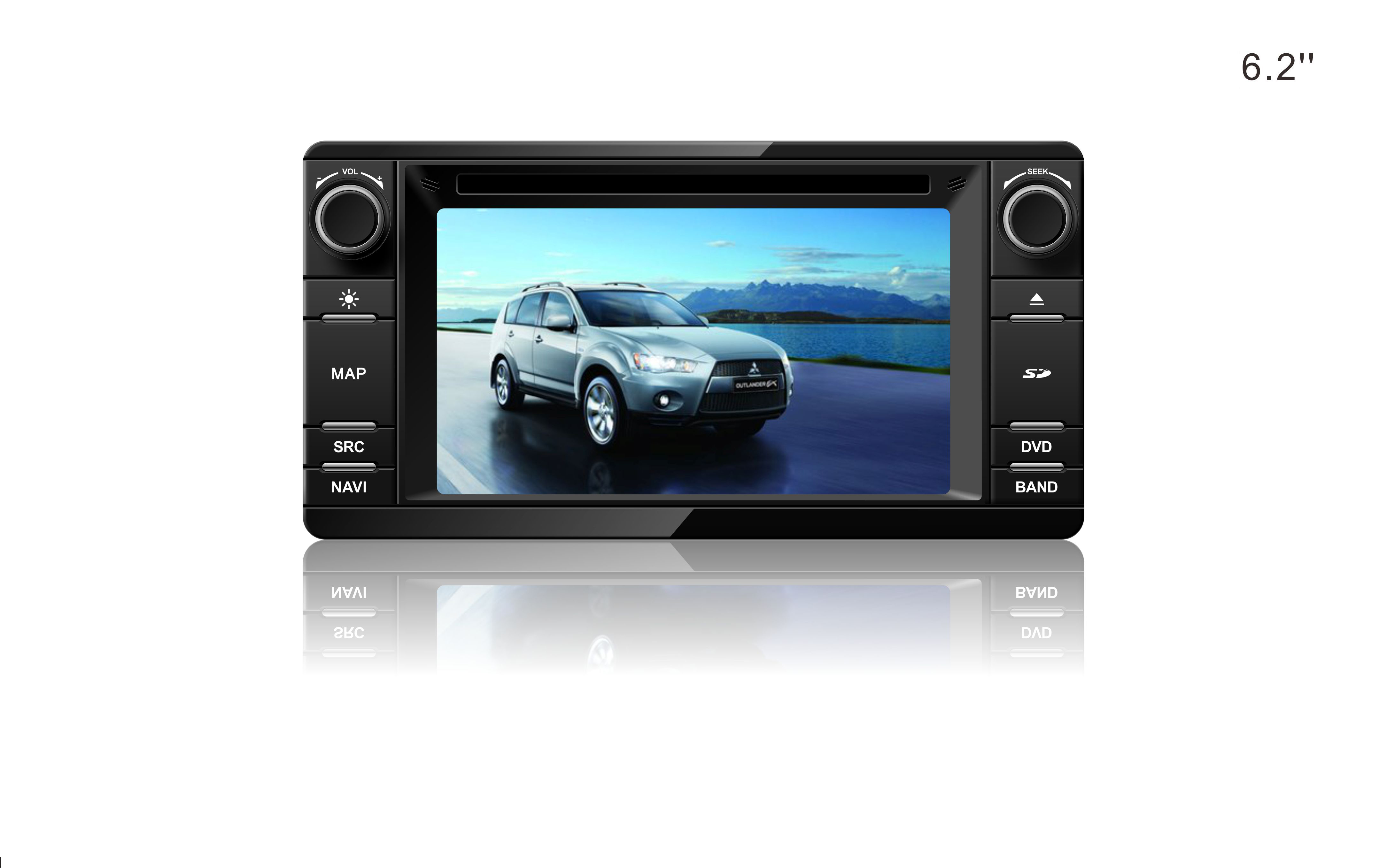 Autoradio AGW92 GPS DVD CD Bluetooth USB SD pour MITSUBISHI Outlander 3 (processeur 1GHZ)