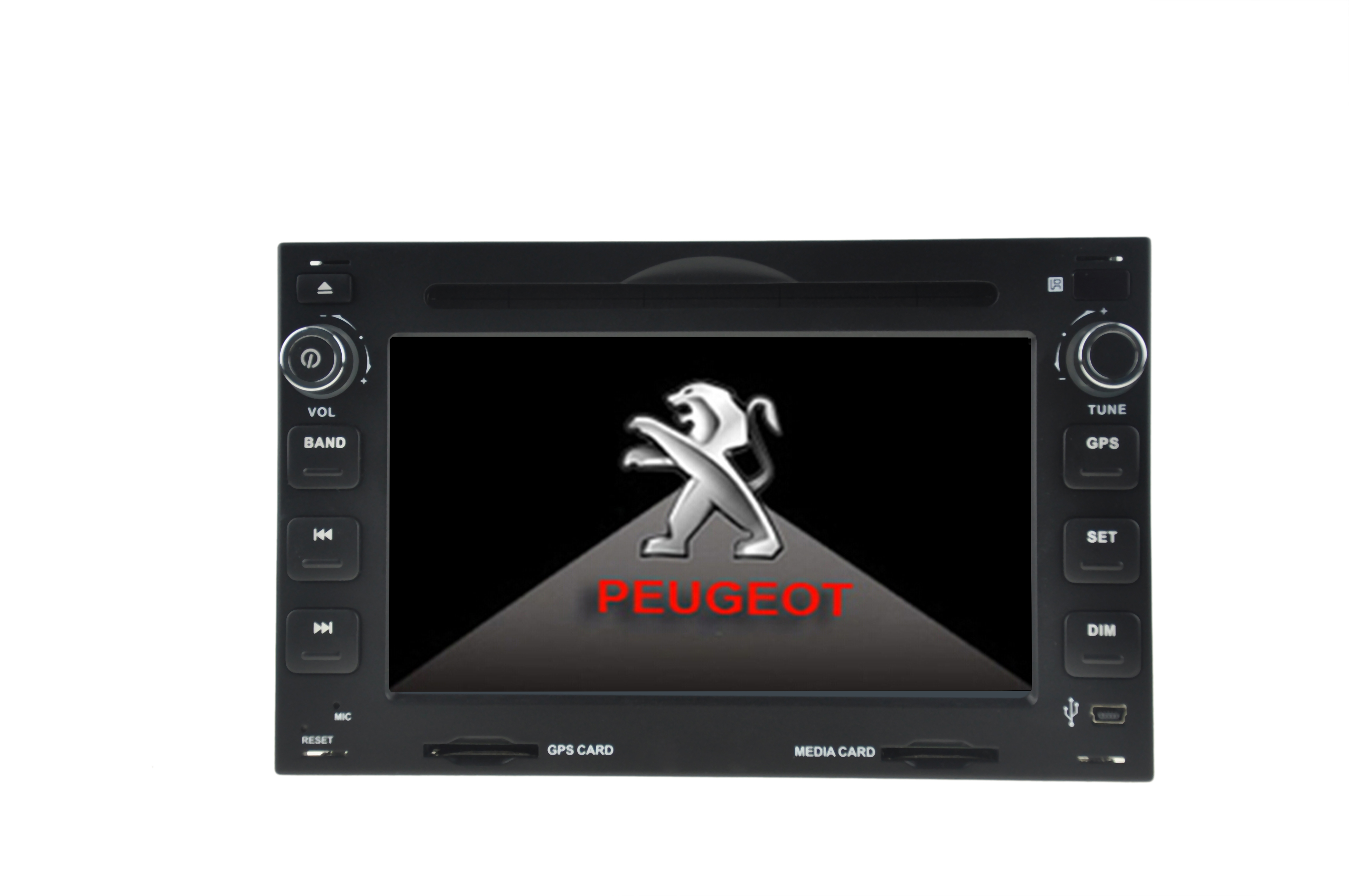 Autoradio AGW92 GPS WIFI DVD CD Bluetooth USB SD pour PEUGEOT 207 et 307 (Windows processeur 1GHZ)