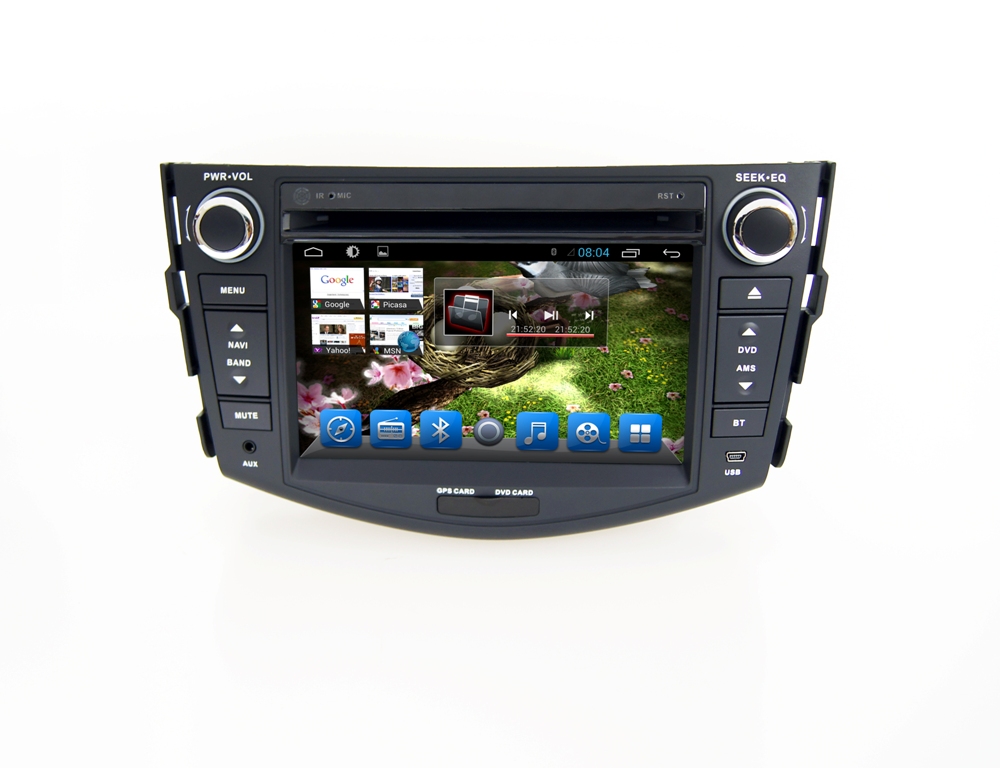 Autoradio AGW92 GPS WIFI DVD CD Bluetooth USB SD pour TOYOTA Rav 4 (processeur 2GHZ)