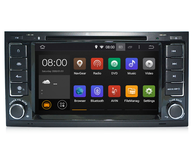 Autoradio AGW92 GPS WIFI DVD CD Bluetooth USB SD pour VOLKSWAGEN Touareg Multivan Transporter T5 (processeur 2GHZ)