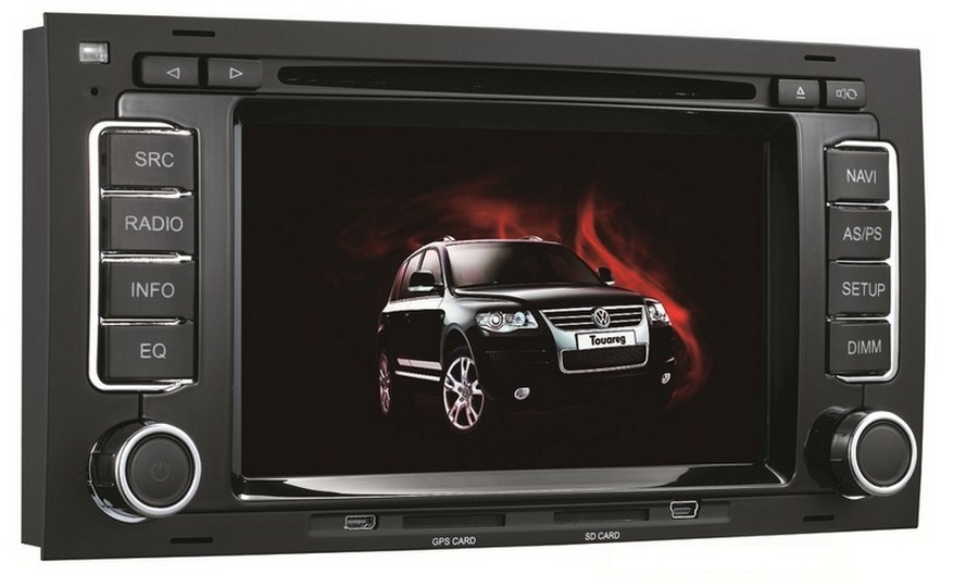 Autoradio AGW92 GPS DVD CD Bluetooth USB SD pour VOLKSWAGEN Touareg Multivan Transporter T5 (processeur 1GHZ)