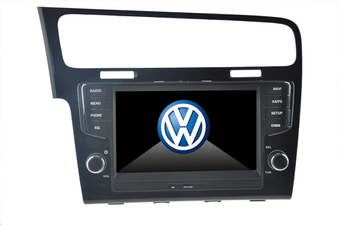 Autoradio AGW92 GPS DVD CD Bluetooth USB SD 8 pouces pour VOLKSWAGEN Golf 7 (processeur 1GHZ)