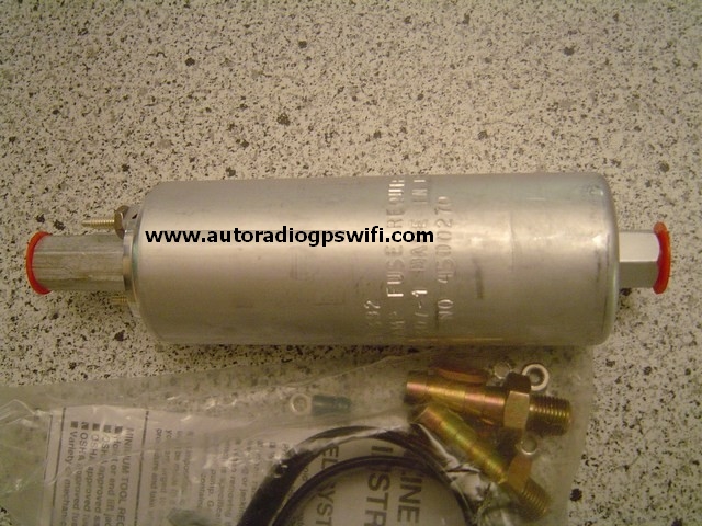 Pompe  essence externe Walbro 255LPH Haute Pression GSL392 avec kit de fixation