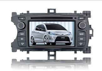 Autoradio AGW92 GPS DVD CD Bluetooth USB SD pour TOYOTA Yaris (processeur 1GHZ)